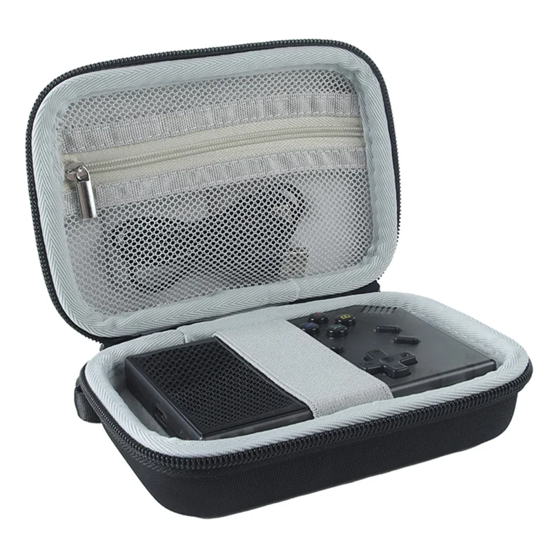 For ANBERNIC RG35XX Plus Game Console EVA Storage Bag Portable Carrying Pouch Organizer