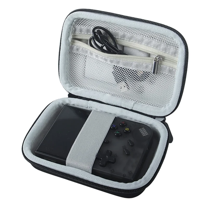 For ANBERNIC RG35XX Plus Game Console EVA Storage Bag Portable Carrying Pouch Organizer