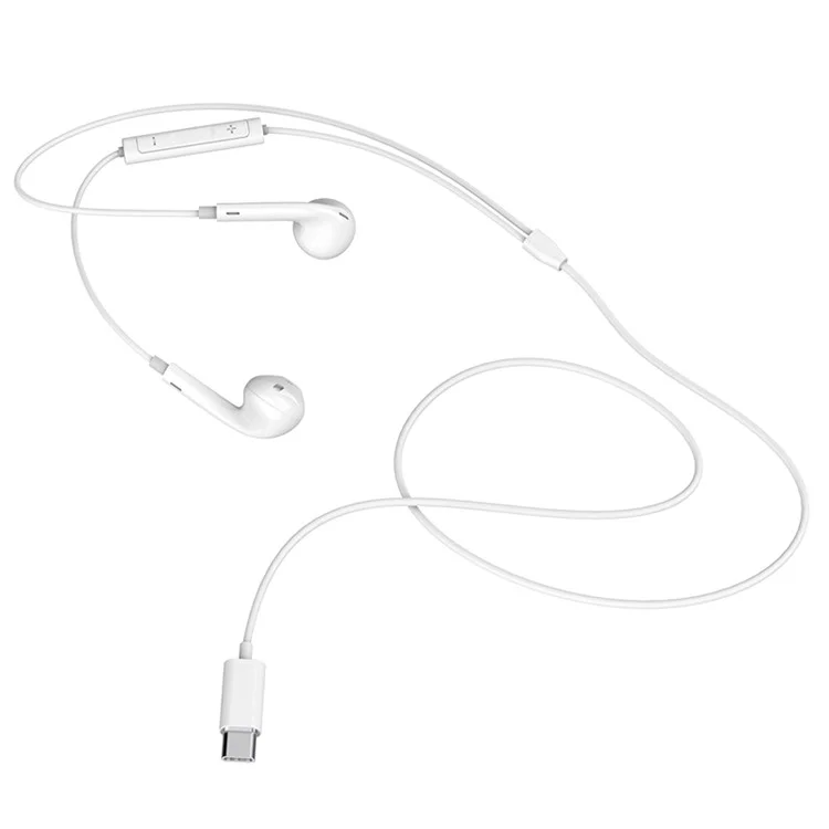 MCDODO HP-6070 MDD Type-C with Wire Earphones - White