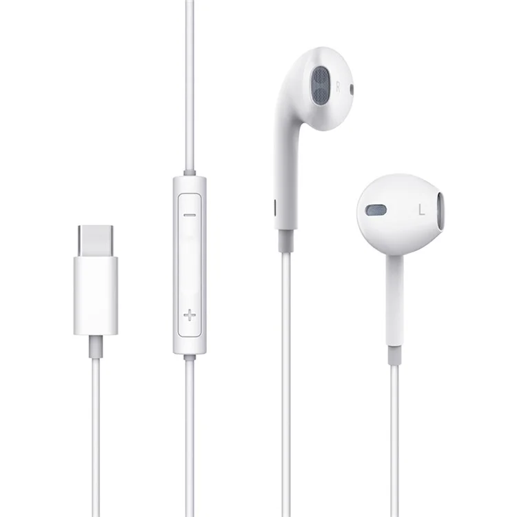 MCDODO HP-6070 MDD Type-C with Wire Earphones - White