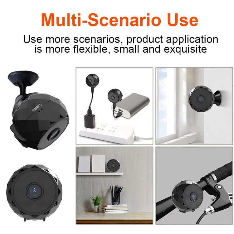 Home Wi-Fi security camera WK16 with remote mobile phone monitoring, night vision