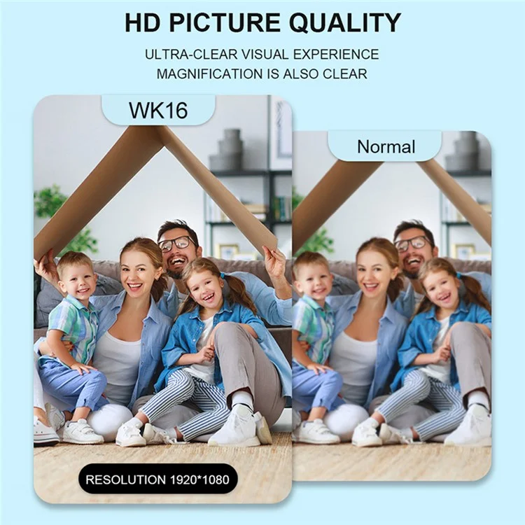 Home Wi-Fi security camera WK16 with remote mobile phone monitoring, night vision