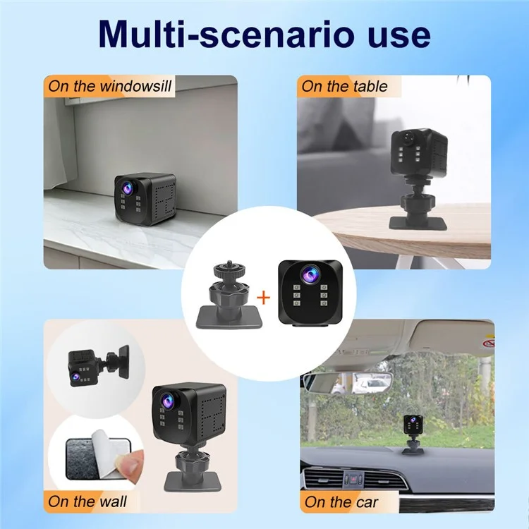 WD19 Hone WiFi Surveillance Camera Motion Detection Night Vision Car Monitor Camcorder