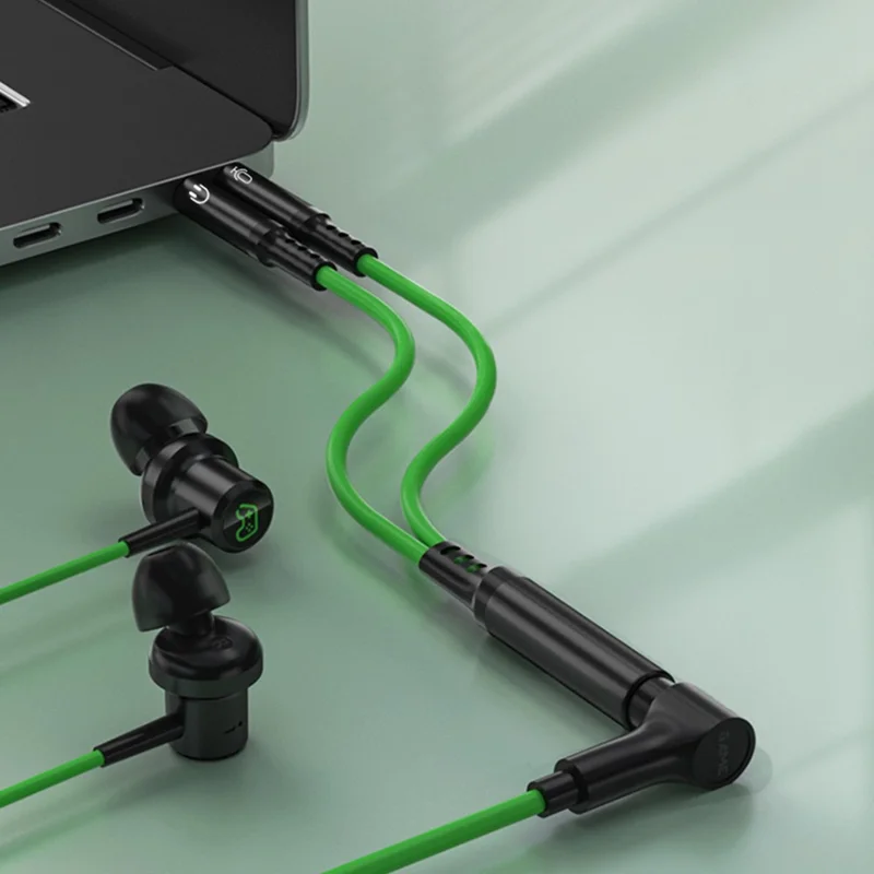 ME515W 3,5 mm Écouteur Filaire Microphone HiFi Sound Music Gaming Magnétique
