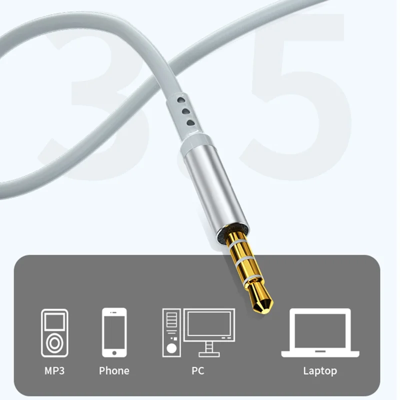 ME512 3.5mm Wired Earphone Line Control HiFi Sound Phone Laptop PC Music Gaming Headset - Blue