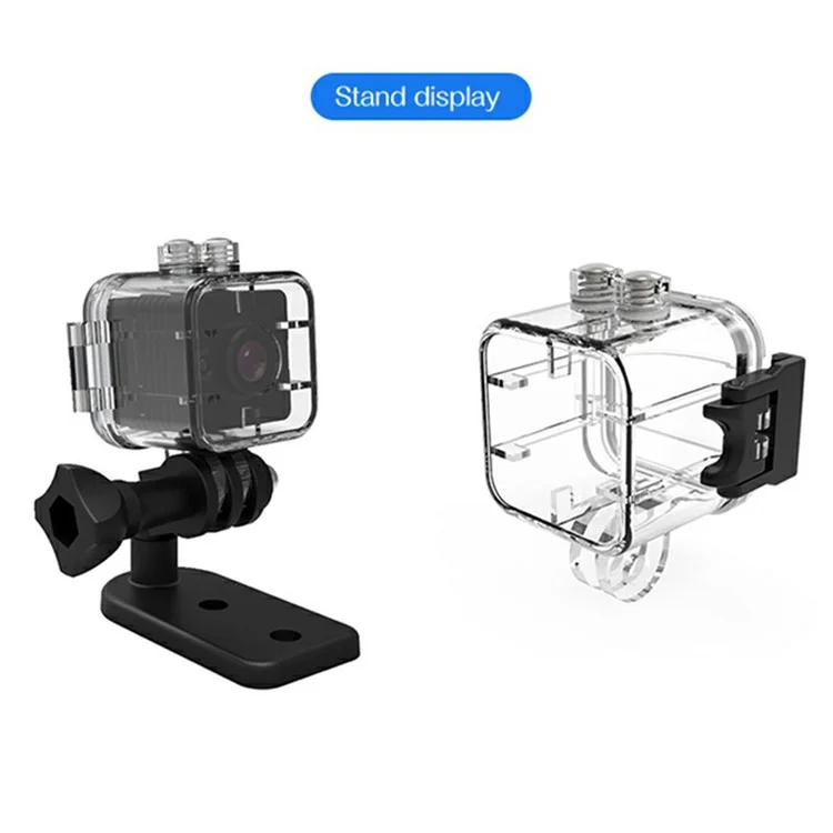 Caméra de sport sans fil SQ12 Home Security Outdoor Mini avec détection de mouvement, vision nocturne et boîtier étanche