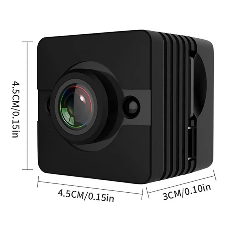 Caméra de sport sans fil SQ12 Home Security Outdoor Mini avec détection de mouvement, vision nocturne et boîtier étanche