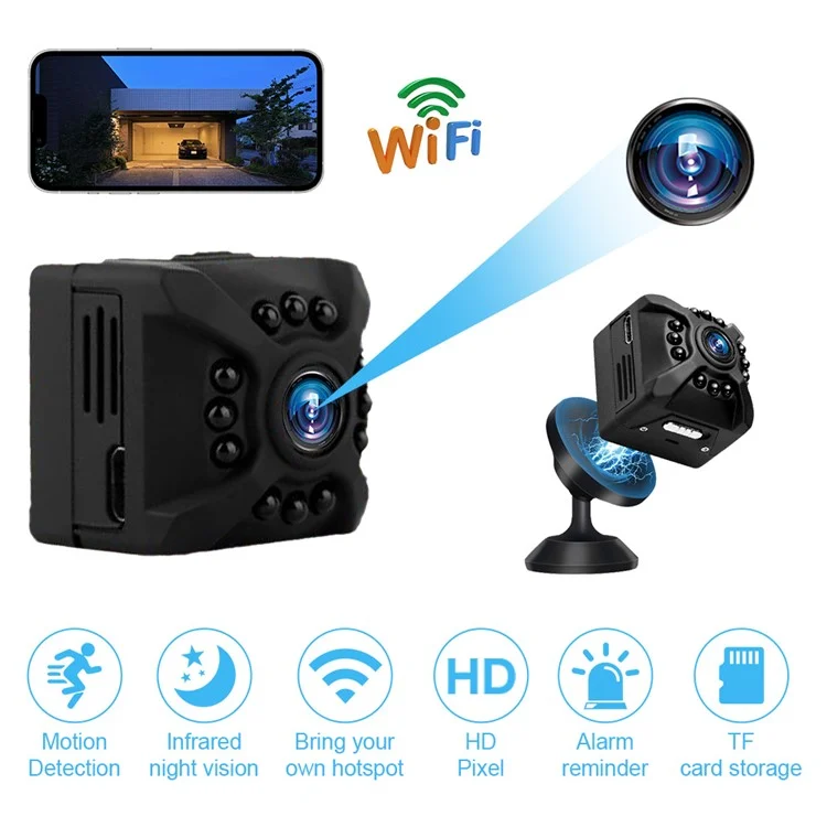 X5 Home Security Outdoor Sport Camera Motion Detection Mini Night Vision WiFi HD Camera