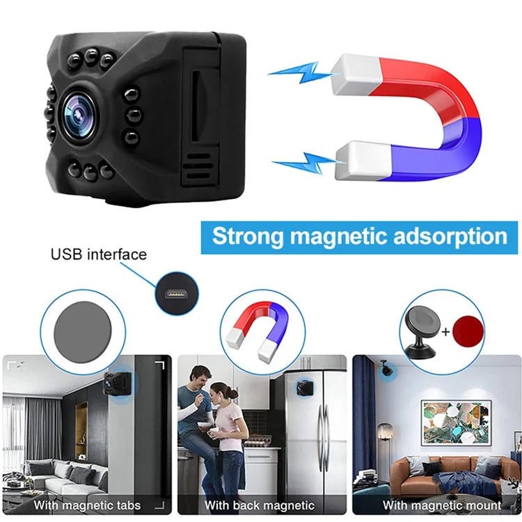 X5 Home Security Outdoor Sport Camera Motion Detection Mini Night Vision WiFi HD Camera