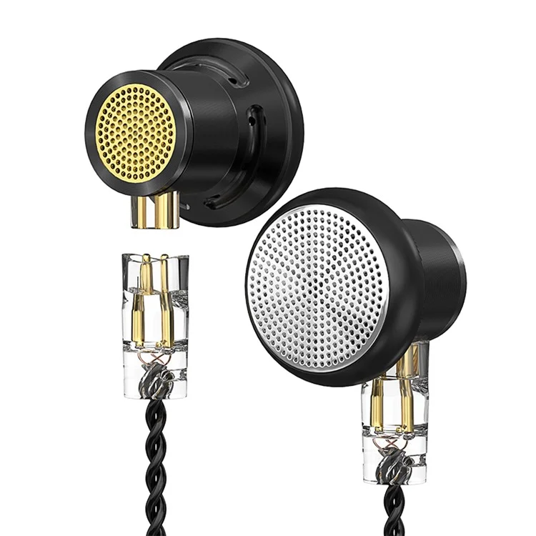ND DTS Aurnatore di Cancellazione Del Rumore DTS Earbù Hifi Bassi Monitor In-ear Con Cavo Staccabile, Nessun Microfono - Nero