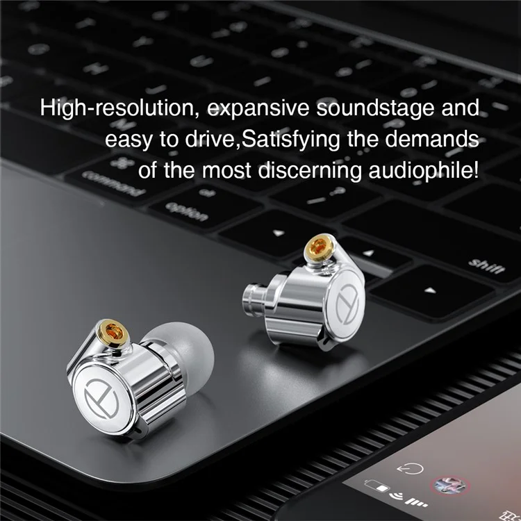 TRN TA1 Detachable 3.5mm Wired In-Ear Earphone MMCX Interface Heavy Bass Headset with Mic