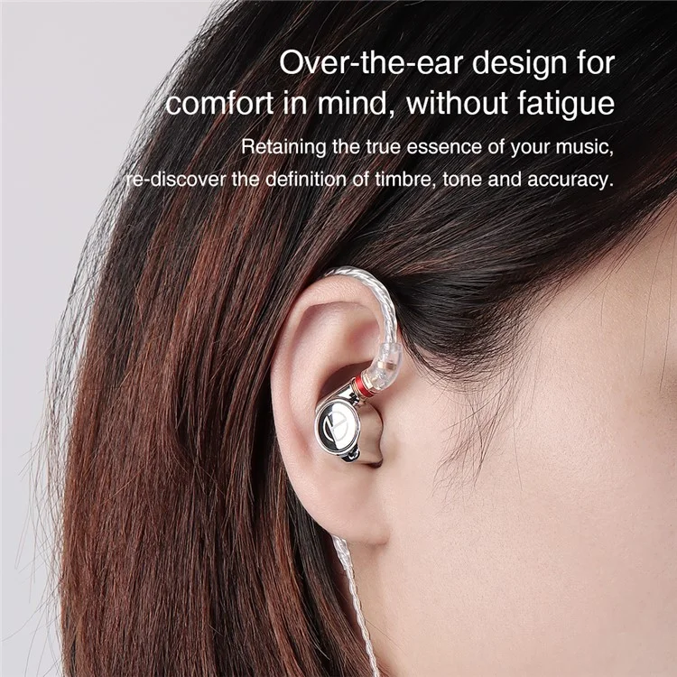 TRN TA1 Detachable 3.5mm Wired In-Ear Earphone MMCX Interface Heavy Bass Headset with Mic