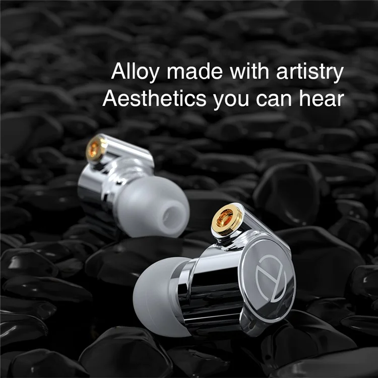 TRN TA1 Detachable 3.5mm Wired In-Ear Earphone MMCX Interface Heavy Bass Headset with Mic