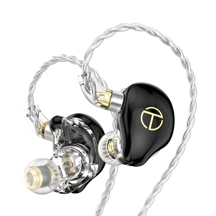 TRN ST7 Itrespacionável Tipo-c Earendoneto Inew Earenset Hifi Music Headset (com Microfone) - Preto