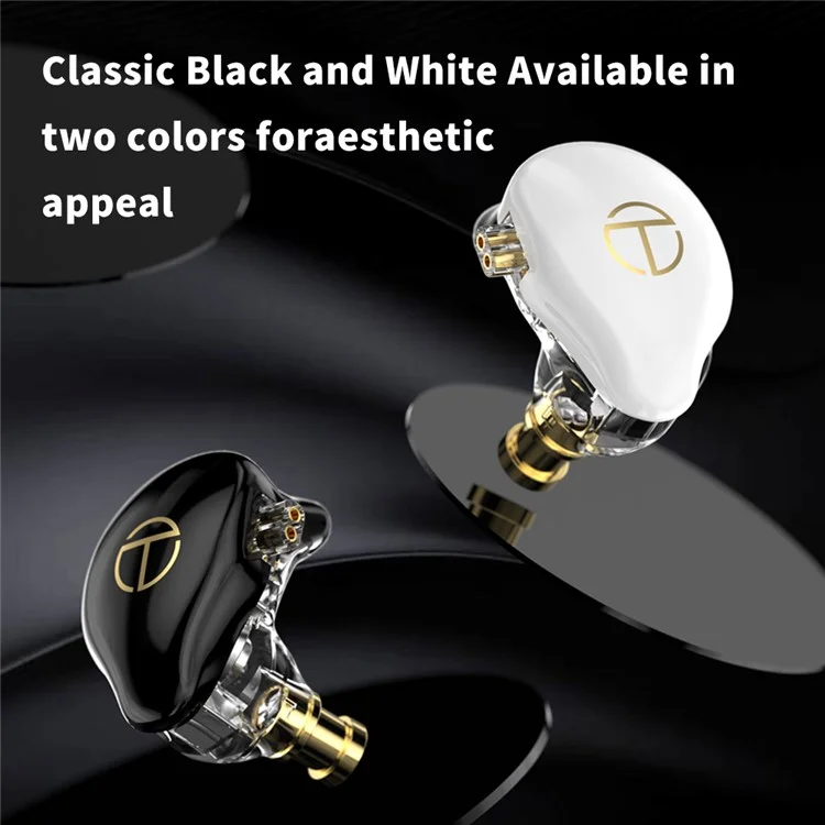 TRN ST7 Съемный 3,5-мм Проводной Наушники Hifi Music Hearset (без Микрофона) - Черный