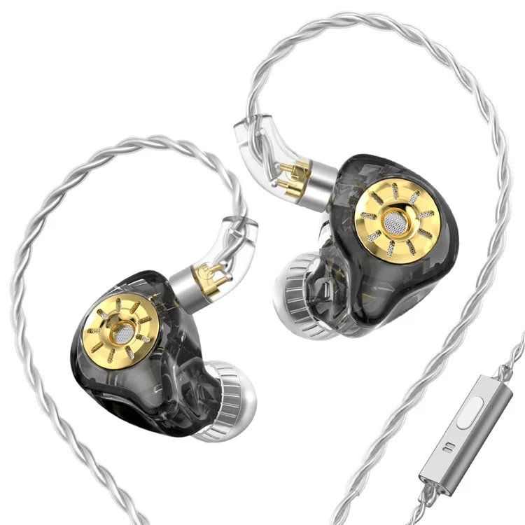 TRN ST1 Pro Detachable Type-C Wired In-Ear Earphone HiFi Music Tunable Headset with Mic - Black