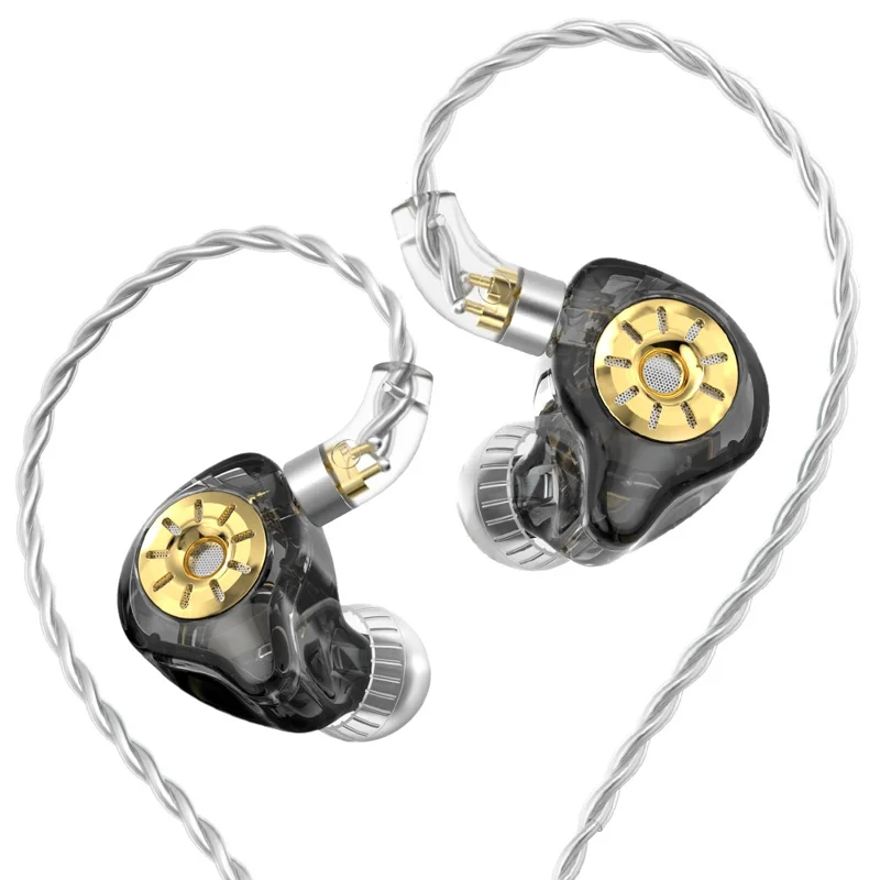 TRN ST1 Pro Detachable 3.5mm Wired In-Ear Earphone HiFi Music Tunable Headset without Mic - Black