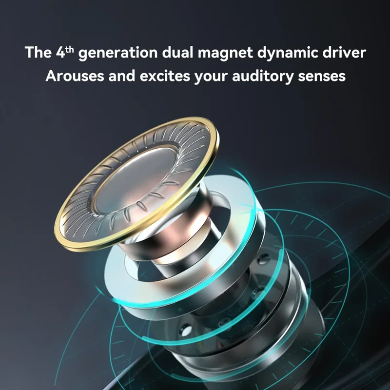 TRN ST1 Pro Detachable 3.5mm Wired In-Ear Earphone HiFi Music Tunable Headset without Mic - Black