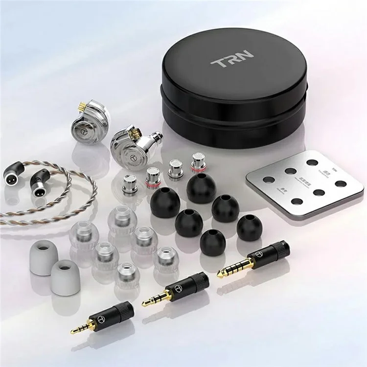 TRN Conch Earphone DLC Diamond Diaphragm Dynamic Driver In-Ear Monitor Tuning Headphones, with Mic