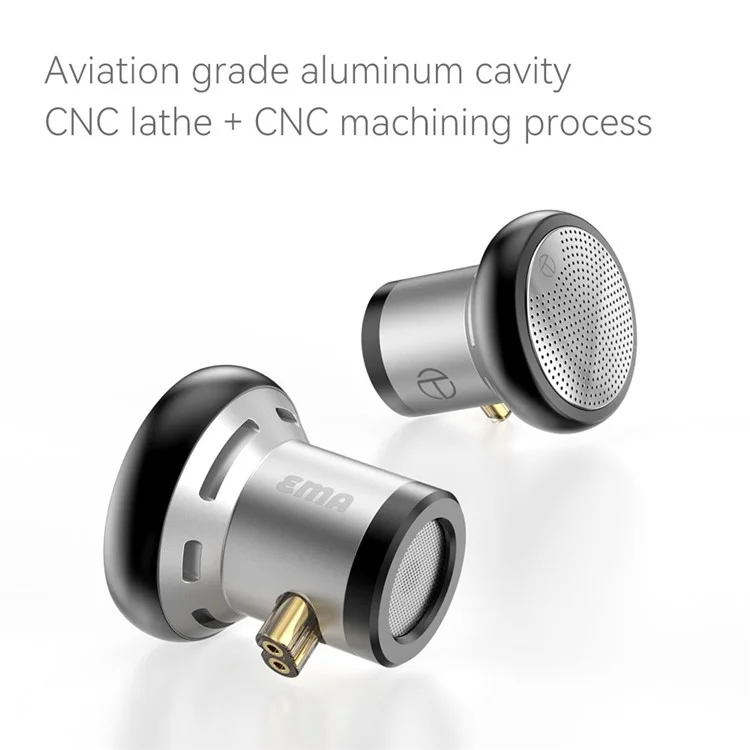 TRN EMA Auriculares de la Unidad Dinámica de 14,2 mm de 3,5 mm Desmontable de 3.5 mm Auriculares de la Unidad Dinámica de 14,2 mm Con Micrófono de Control de Línea