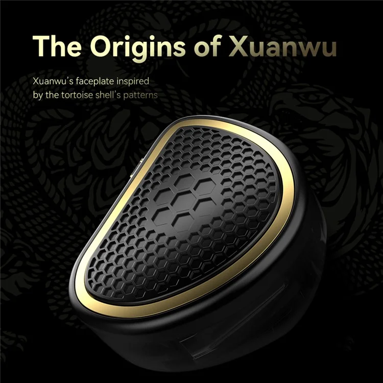 TRN Xuanwu Detachable 3.5mm Wired In-Ear Earphone 10mm Square Planar Driver HiFi Headset with Mic