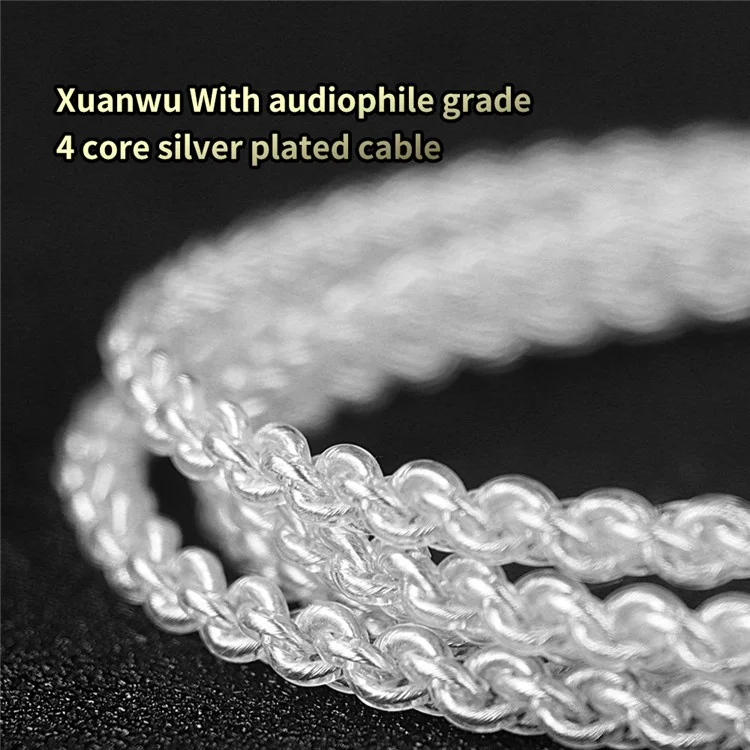 TRN Xuanwu Destacável 3,5 mm Com Fio Fone de Ouvido Com Fio de 10 mm