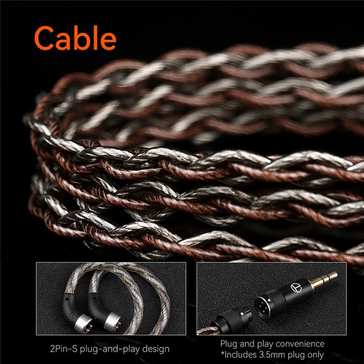 TRN Rosefinchable Desechable de 3.5 mm en el Oído Aurel Hifi Auricular de 12 mm Auriculares Magnéticos Planos