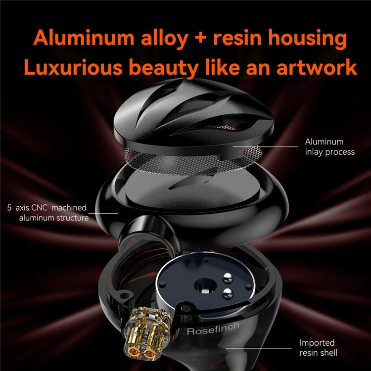 TRN Rosefinchable Desechable de 3.5 mm en el Oído Aurel Hifi Auricular de 12 mm Auriculares Magnéticos Planos