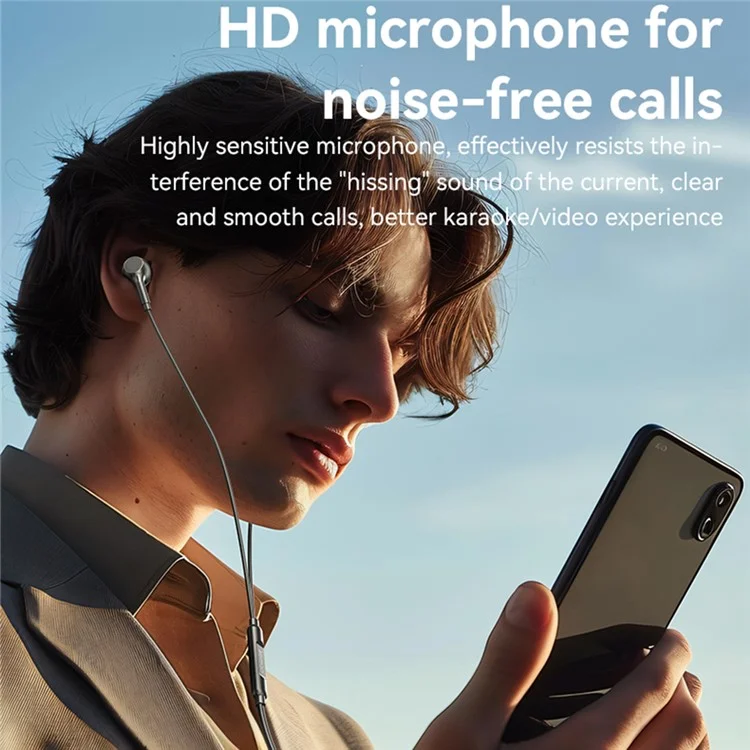 YESIDO YH53 3,5 mm Verdrahtet Kopfhörer Kabelsteuerung Telefon Computer Musik Gaming In-Ear-Headset - Schwarz