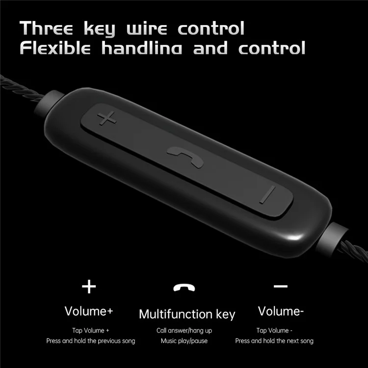 Fones de ouvido com fio ND NX2 com driver dinâmico, fones de ouvido estéreo HiFi com graves, com cabo destacável, sem microfone - Branco