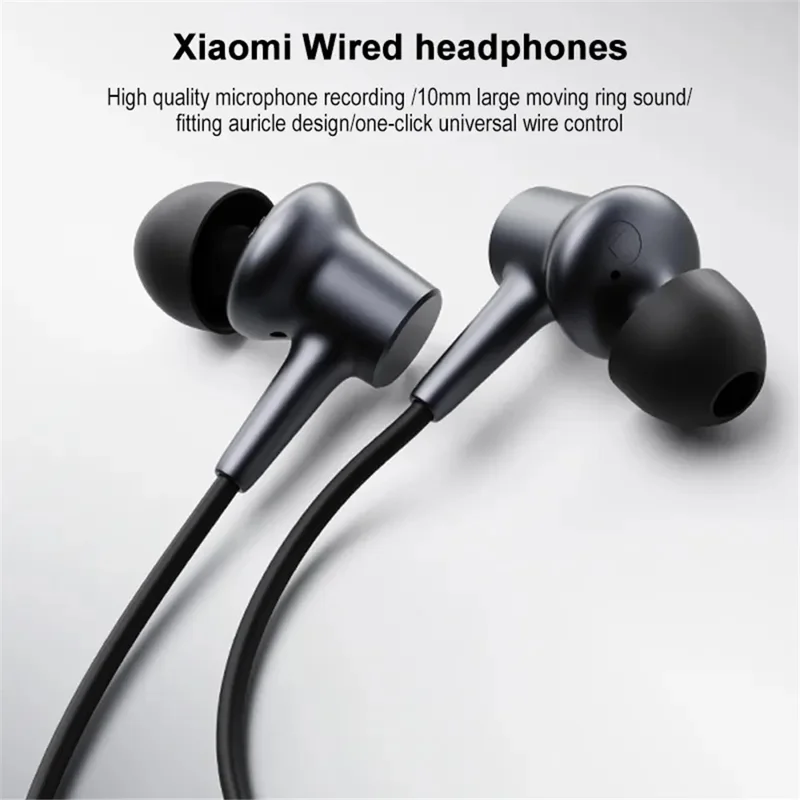 XIAOMI DDQ02WM 3.5mm Wired Earphone Wire Control Music Calls In-Ear Headset
