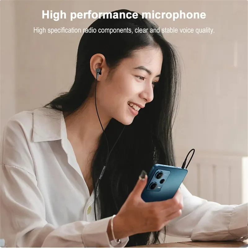 XIAOMI DDQ02WM 3.5mm Wired Earphone Wire Control Music Calls In-Ear Headset