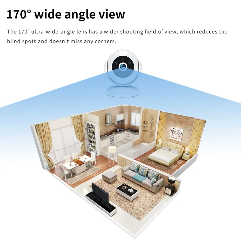 A5 Security Camera WiFi Surveillance Indoor Home Camera Motion Detection