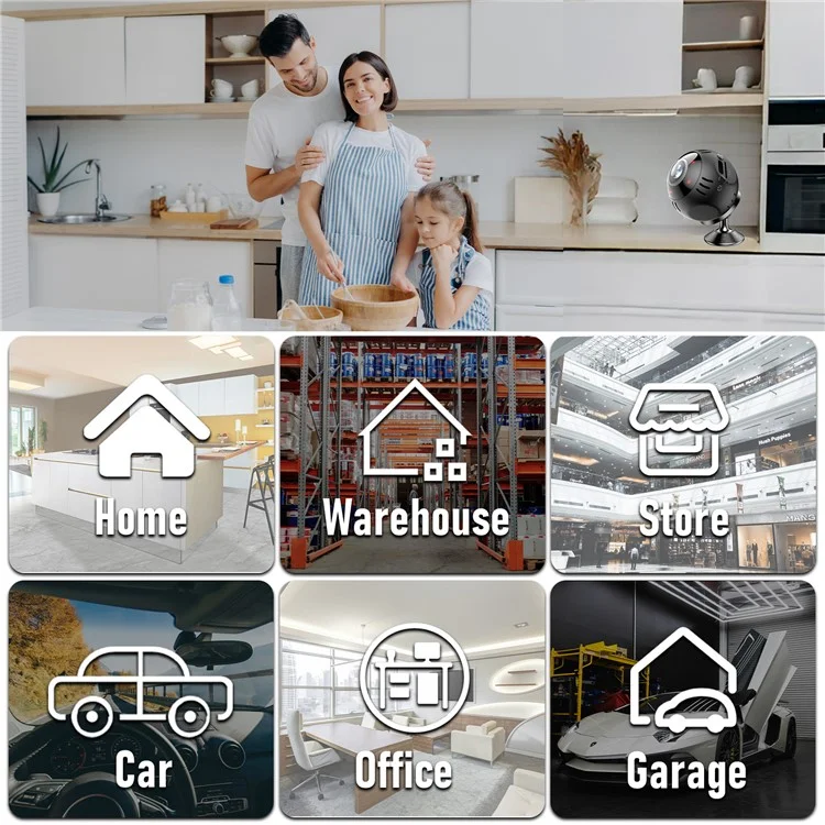L30 Intelligent WiFi Camera Home Security Real Time Playback Panoramic View Phone Monitoring Camera