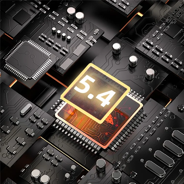 VSIDEA A88G Беспроводные Bluetooth-совместимые наушники с низкой задержкой и глубоким басом, полувкладыши - Оранжевые