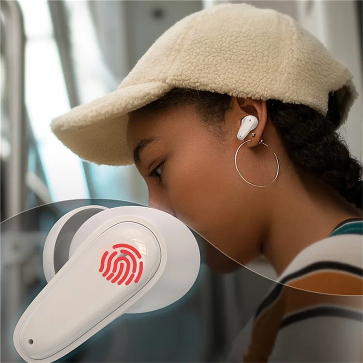 VSIDEA A32 Kabellose Ohrhörer IPX4 Wasserdicht Bluetooth-kompatibel Tiefbass In-Ear-Kopfhörer - Weiß