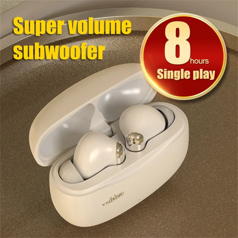 VSIDEA A91S ENC støjreduktion trådløse ørepuder Bluetooth-kompatible hovedtelefoner med dual mikrofon - Sort