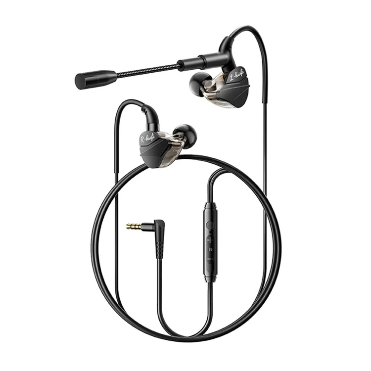 ESSAGER G62 Gaming Earphones 3.5mm Wired In-Ear Headphones with Microphone / Inline Controls