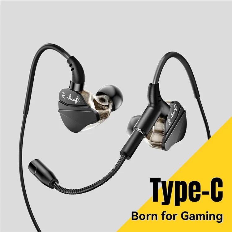 ESSAGER G62 Gaming Earphones 3.5mm Wired In-Ear Headphones with Microphone / Inline Controls