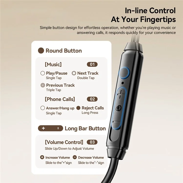 ESSAGER G62 Gaming Earphones 3.5mm Wired In-Ear Headphones with Microphone / Inline Controls