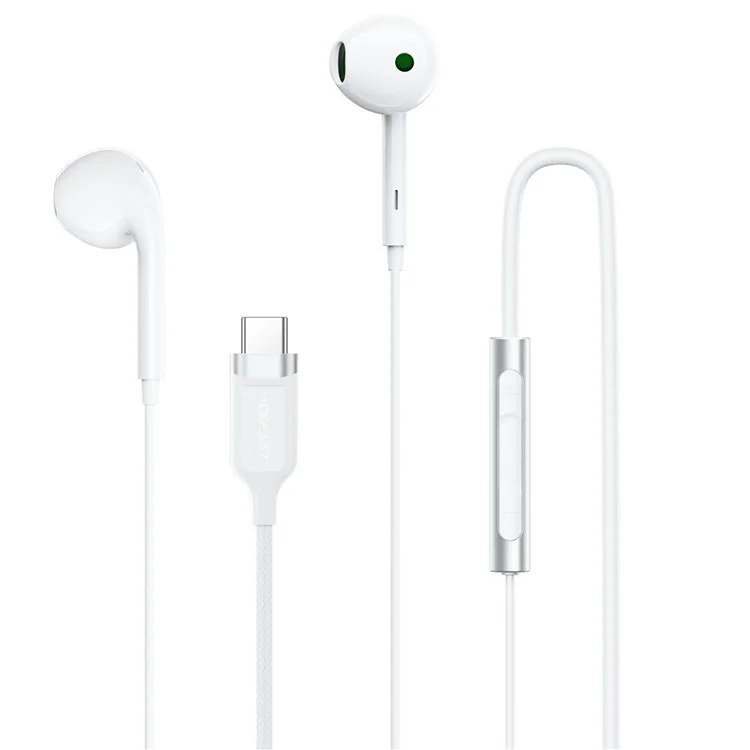 ACEFAST L7 Fones de Ouvido com Fio Semi In-Ear USB-C com Microfone para Celulares / Tablets
