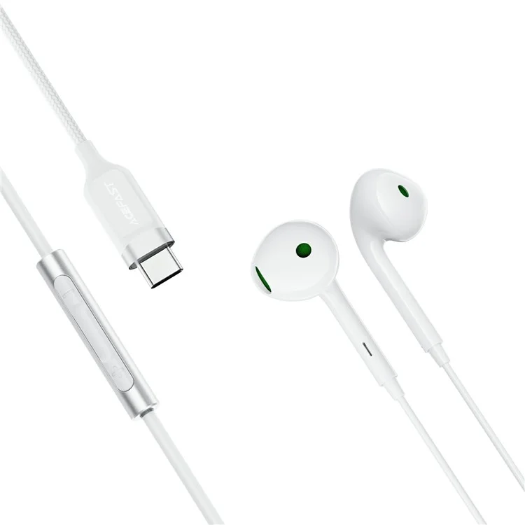 ACEFAST L7 Fones de Ouvido com Fio Semi In-Ear USB-C com Microfone para Celulares / Tablets