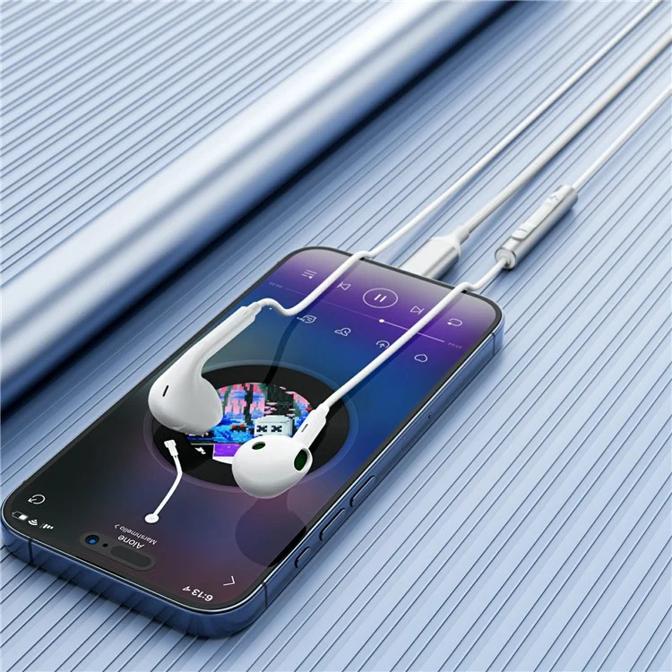 ACEFAST L7 Fones de Ouvido com Fio Semi In-Ear USB-C com Microfone para Celulares / Tablets