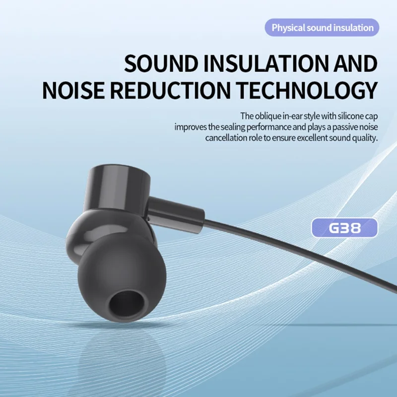 CELEBRAT G38 Type C Wired In Ear Earphones Digital Decoding HiFi Audio Music Headphones - White