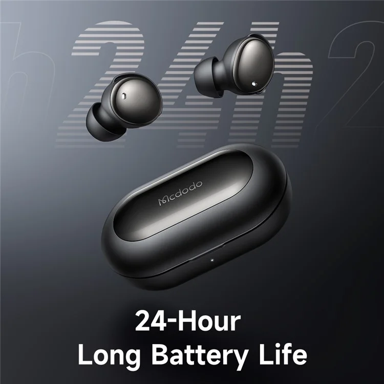 MCDODO HP-4490 D01 Series Écouteurs sans Fil TWS Bluetooth 5.3 pour Dormir