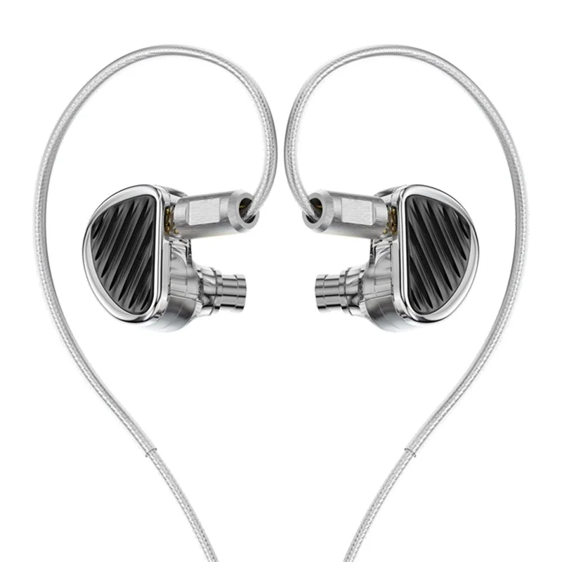 TRN In Ear Wired Headphones with 2 Pin Detachable Cable HiFi Sound 8 Hybrid Driver Earphones - 3.5mm / without Mic