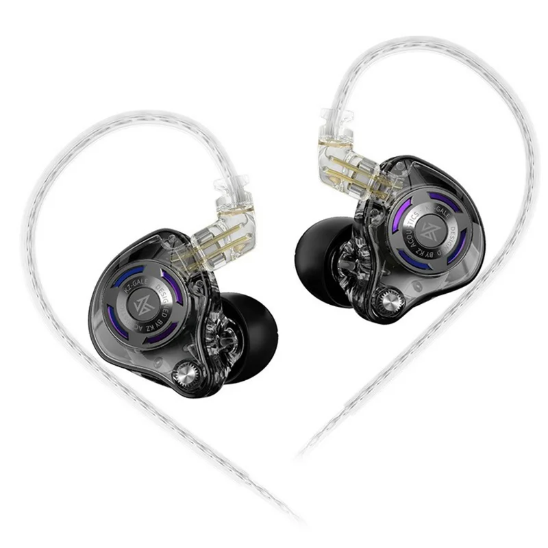 KZ Gale HiFi Gaming Earphones Dynamic Driver Audiophile Sound Quality In-Ear Headsets with Detachable Cable - without Microphone