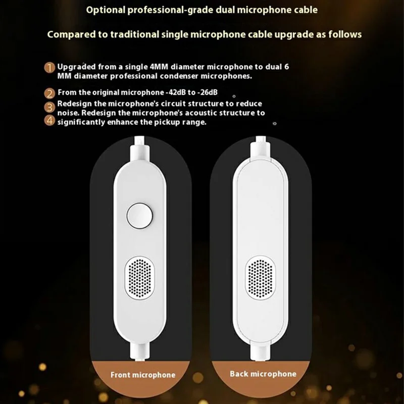 KZ Vader Pro High-End 6-Driver Dynamic In-Ear Earphone Balanced Sound Wired Tuning Headsets - with Microphone