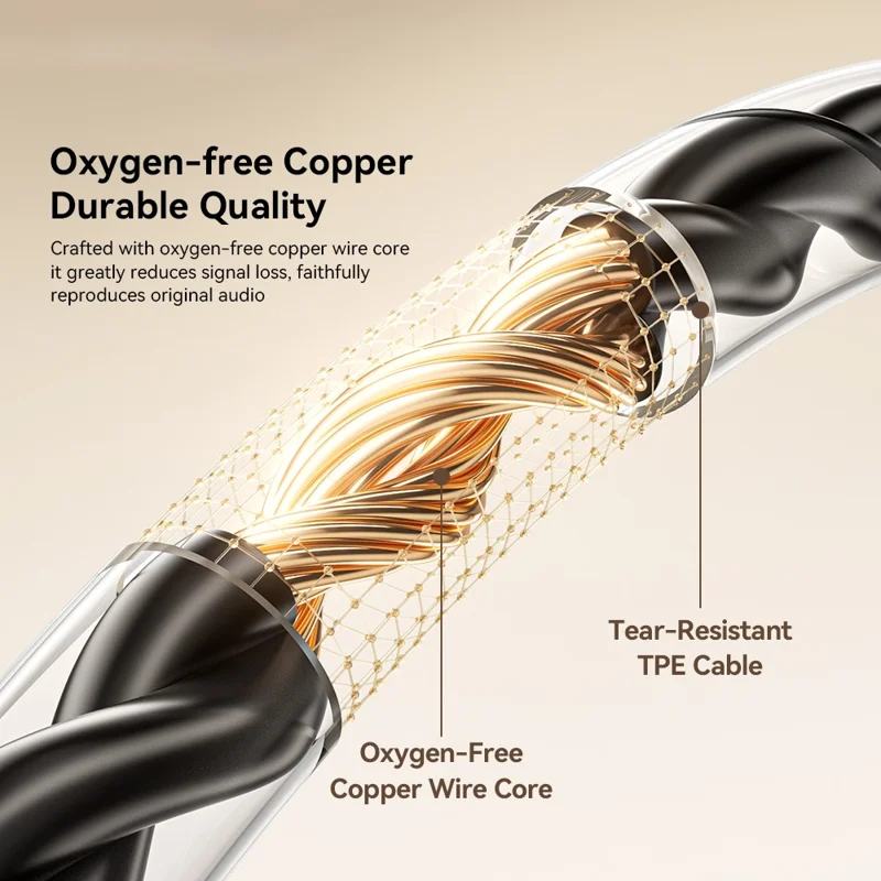 ESSAGER Type C Detachable Wired Earphones In-Ear Gaming Headphones Built-in Microphone, 1.2m - Black