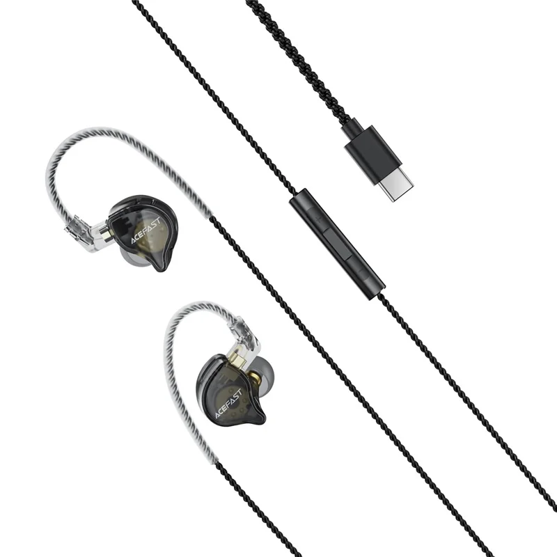 ACEFAST L11 USB-C HiFi проводные наушники с отсоединяемым кабелем и микрофоном для аудио